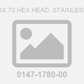 Screw M36X 70;Hex Head, Stainless Steel 8.8